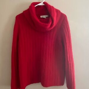 Red Cowl Neck Sweater